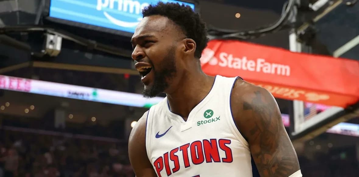Paul Reed gana protagonismo en los Pistons con baja de Duren