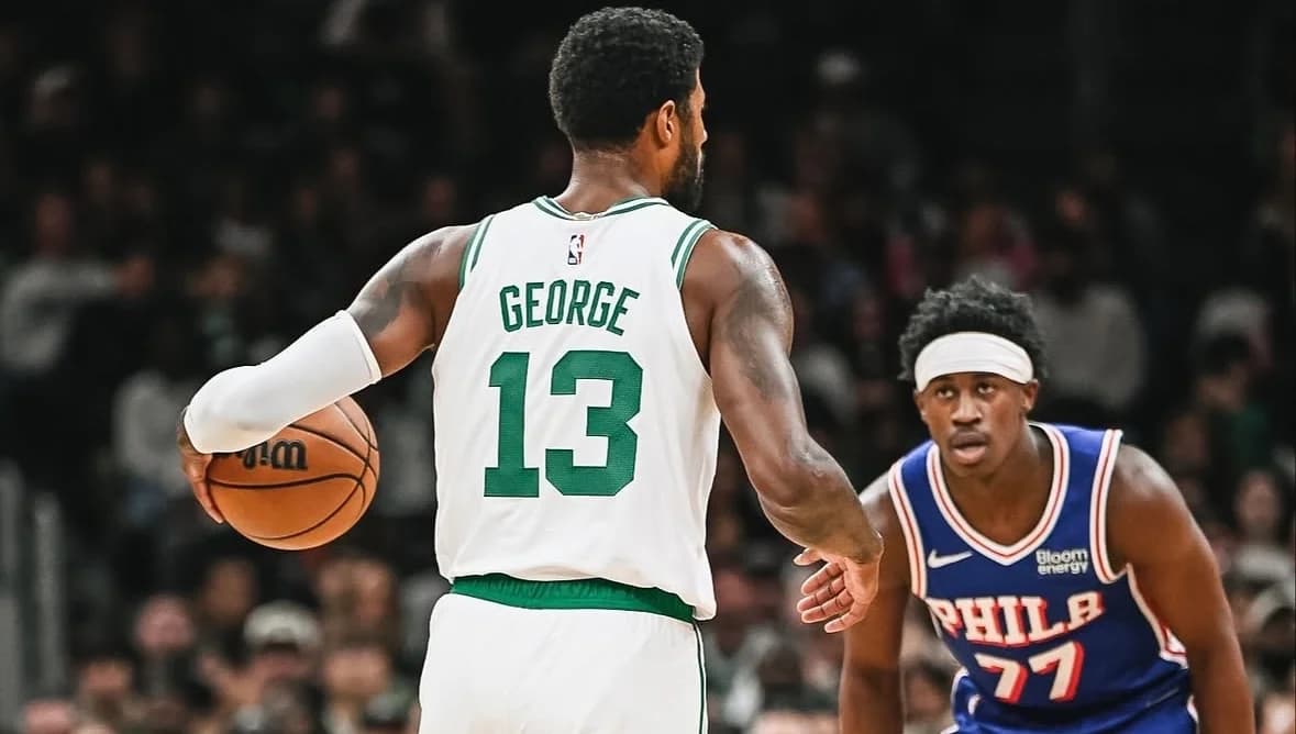 Paul George debuta con 13 puntos y defensa destacada en Celtics