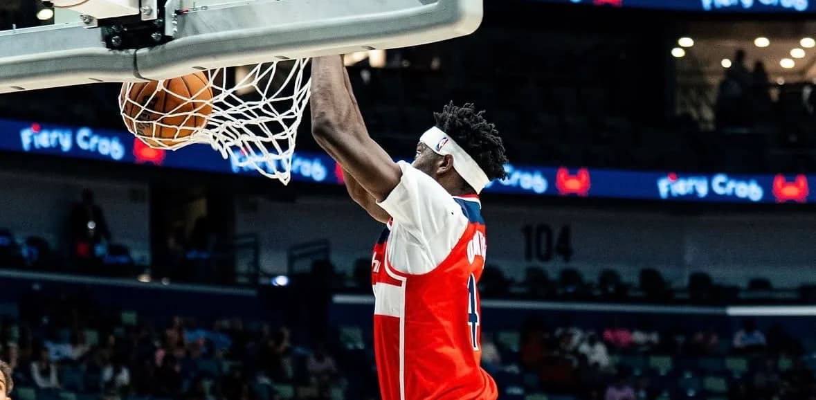 AJ Dybantsa, duda para el estreno de los Wizards por esguince