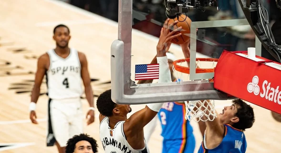 Aday Mara destroza a Wembanyama en su debut NBA